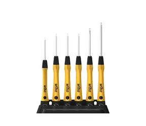 Wiha 43708 PicoFinish ESD Feinschraubendreher-Set / 6 Schraubendreher / TORX