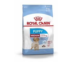 Royal Canin Medium Puppy 4 kg / Granulat für Hunde / von 11 bis 25 kg / bis zu 12 Monate