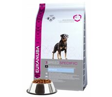 Eukanuba Adult Rottweiler - Trockenfutter für Hunde 12 kg / Granulat für Hunde / für die Rasse Rottweiler