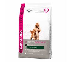 Eukanuba Rassespezifischer Cocker Spaniel - ausgewachsenes Huhn 7,5 kg / Pellets für Hunde / für ausgewachsene Cocker Spaniels