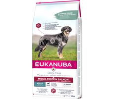 Eukanuba Daily Care Adult Mono Protein Lachs 12 kg / Granulat mit Lachs für Hunde / für Erwachsene
