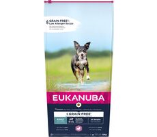 Eukanuba Grain Free Adult Alle Rassen Ente - Trockenfutter für Hunde 12 kg / Granulat für Hunde / für erwachsene Hunde aller Rassen