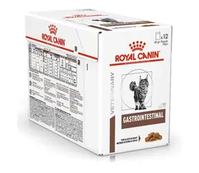 Royal Canin VD Gastrointestinal 12 x 85 g / Beutel für Katzen / gesunde Verdauung und Darmpassage