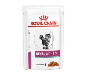 Royal Canin Renal mit Fisch 12 x 85 g / Beutel für Katzen 