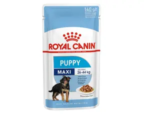 Royal Canin Maxi Puppy 10 x 140 g / Beutel für Hunde / Welpen großer Rassen (26 bis 44 kg) - bis 15 Monate