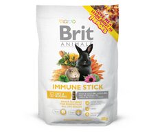 Brit Animals Immune Stick für Nagetiere 80 g / Gesunder Leckerbissen für Nagetiere / 100 % Gemüse