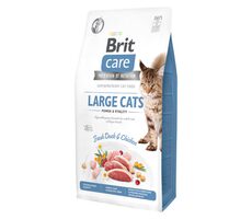 Brit Care Cat Grain-Free Großkatzen Power & Vitality 7 kg / Alleinfuttermittel für ausgewachsene Katzen großer Rassen