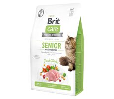Brit Care Cat Grain-Free Senior Weight Control 2 kg / Komplettfutter für ältere Katzen (über 7 Jahre)