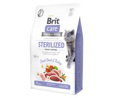 Brit Care Cat Grain-Free Sterilised Weight Control 2 kg / Komplettfutter für ausgewachsene und sterilisierte Katzen 