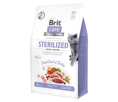 Brit Care Cat Grain-Free Sterilised Weight Control 400 g / Komplettfutter für ausgewachsene und sterilisierte Katzen 