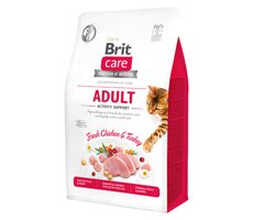 Brit Care Cat Grain-Free Adult Activity Support 400 g / Komplettfutter für Freigänger und ausgewachsene Katzen