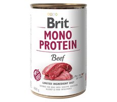 Brit Mono Protein Beef 400 g / Dose für Hunde / 100 % reines Rinderprotein