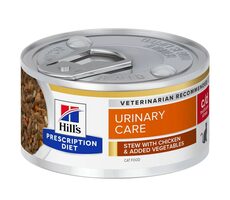 Hill&#39;s Prescription Diet Urinary care c/d Multicare Stew 82 g / Dosenfutter für Katzen / Pflege des Harnsystems