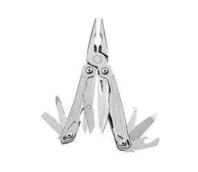 Leatherman Multitool Wingman mit Nylonetui silber / Multitool / 14 Werkzeuge / 198 g