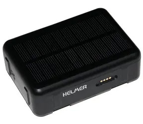 HELMER LK 515 schwarz / GPS-Ortungsgerät für Nutztiere / Solarladung / SIM / IP67