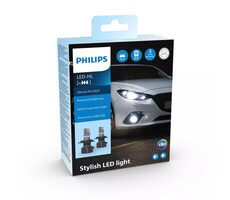 Philips LED H4 Ultinon Pro3022 HL 12/24 V 20W 2 Stück / LED-Autolampe / Sockel P43t