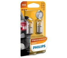 Philips R5W 12V 5W 2 Stück / Glühbirne / Sockel BA15s