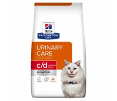 Hill&#39;s PD Feline c/d Multicare 8 kg / Granulat für Katzen / mit Huhn / Harnwegspflege