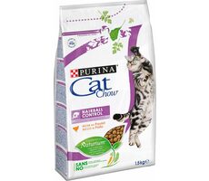 PURINA Cat Chow Haiball Controll 1,5 kg / Futter für ausgewachsene Katzen / gegen Trichobezoar 