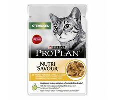 PURINA Pro Plan Cat Sterilised Chicken 85 g / Beutel für Katzen / kastriert