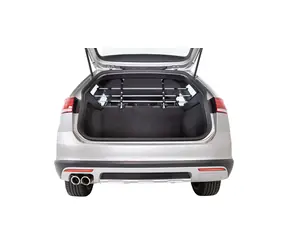 TRIXIE 13171 Laderaumgitter 3-teilig silber-schwarz / B.96-163cm / H.34-48cm 