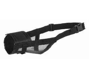 TRIXIE 19261 Maulkorb aus Nylon mit Netz XS - S 15-20 cm schwarz