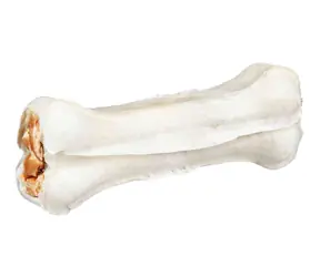 TRIXIE 31391 DentaFun BK weiß gefüllt mit Entenfleisch 2 Stück / 10 cm / 70g