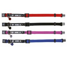 TRIXIE 4180 Katzenhalsband aus Nylon mit Verzeichnis / Farbe: diverse