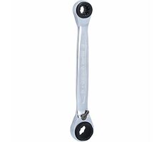 KS Tools GEARplus 4 in 1 Doppel-Ratschenschlüssel / 10x19/13x17mm