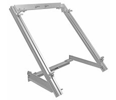 Solarmi-Halter zur Befestigung eines Solarpanels an einem Mast 990-1134 mm