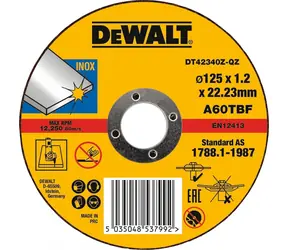 DeWalt DT42340TZ / Scheibe für Winkelschleifer / 125 mm / M14 / für Metalle