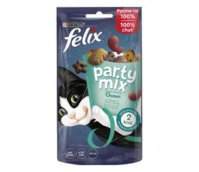 PURINA Felix Party Mix Ocean Mix 60 g / Leckerli für Katzen