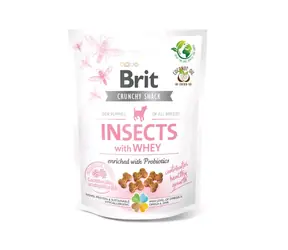 Brit Care Dog Insects&Whey 200 g / Knuspriges Leckerli mit Insektenprotein für Welpen