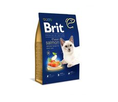 Brit Premium by Nature Cat. Adult Lachs 1,5 kg / Komplettes Premiumfutter für Katzen / mit Lachs