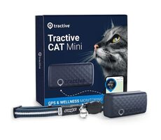 TRACTIVE GPS CAT Mini GPS- Tracer für Katzen blau 