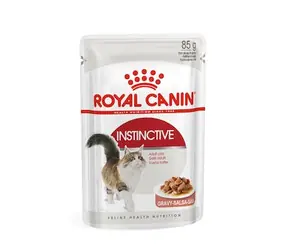 Royal Canin FHN Instinctive 12x 85g / Beutel für Katzen / Übergewicht