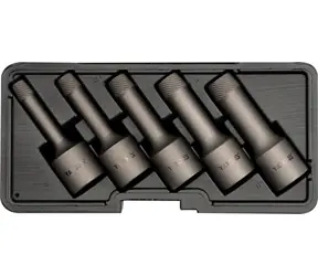 YATO YT-0624 / Schraubenentfernungsset / 1/2" / 5-tlg