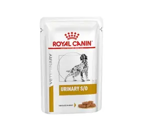 Royal Canin Urinary S/O 12 x 100 g / Beutel für Hunde / Vorbeugung von Nierensteinen