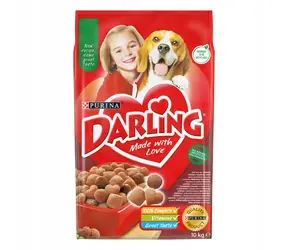 PURINA Darling Fleischmischung 10 kg / Granulat für Hunde
