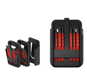 Wiha 43162 Bit-Set slimBit electric 12-teilig / Flach / Phillips / Pozidriv / TORX / PlusMinus|Pozidriv