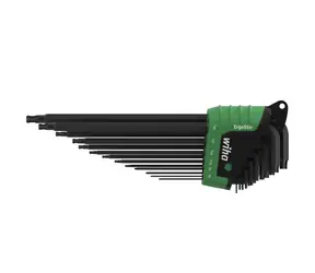 Wiha 43847 Steckschlüsselsatz im ErgoStar-Halter 13-teilig / Kugelkopf TORX / T5-T45