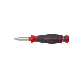 Wiha 45292 PocketMax Magnetschraubendreher / Gemischt / 8 Bits / 1/4"