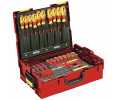 Gedore 2979063 / VDE-HYBRID-Werkzeugsortiment / 53-tlg. Werkzeuge / L-BOXX