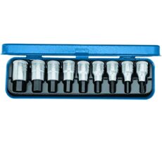 Gedore 6156250 / Set Steckschlüssel und Bits / 1/2 / 9-tlg