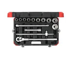 Gedore 3300011 / Ratschen- und Steckschlüsselsatz mit Verlängerungen / 3/4" / 14-tlg