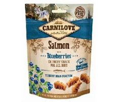CARNILOVE Dog Crunchy Snack Lachs & Blaubeeren 200g / Knusprige Leckereien für Hunde 