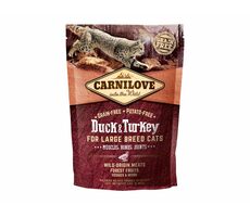 CARNILOVE Cat Grain Free Ente & Truthahn LB Cat 400g / Ganzheitliches Alleinfuttermittel für Katzen großer Rassen / Getreidefrei