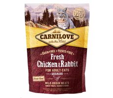 CARNILOVE Cat Fresh Huhn & Kaninchen 400g / Alleinfuttermittel für Katzen 