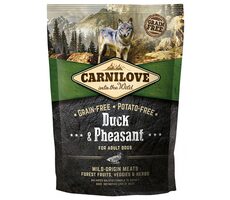 CARNILOVE Hund Ente & Fasan 1,5kg / Ganzheitliches Alleinfuttermittel für ausgewachsene Hunde / ohne Getreide und Kartoffeln 