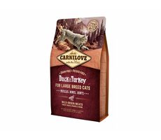CARNILOVE Katze getreidefrei Ente & Truthahn LB 2kg / Ganzheitliches Alleinfuttermittel für ausgewachsene Katzen / getreide- und kartoffelfrei 